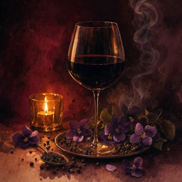 Illustration du cépage Syrah