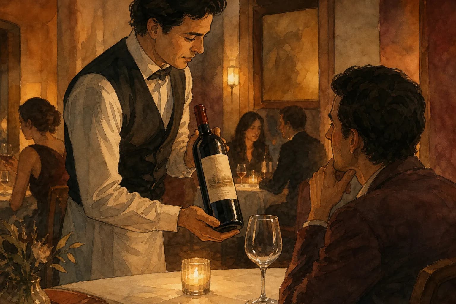 Commander le vin au restaurant sans stress