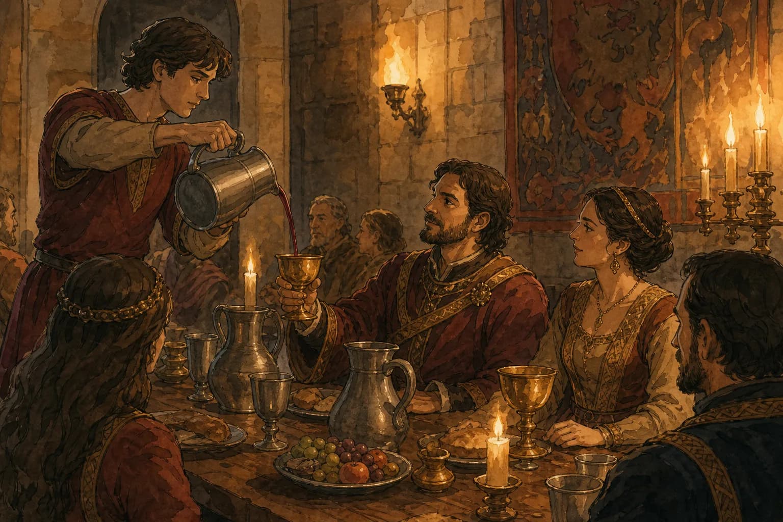 Comment buvait-on le vin au Moyen Âge ?