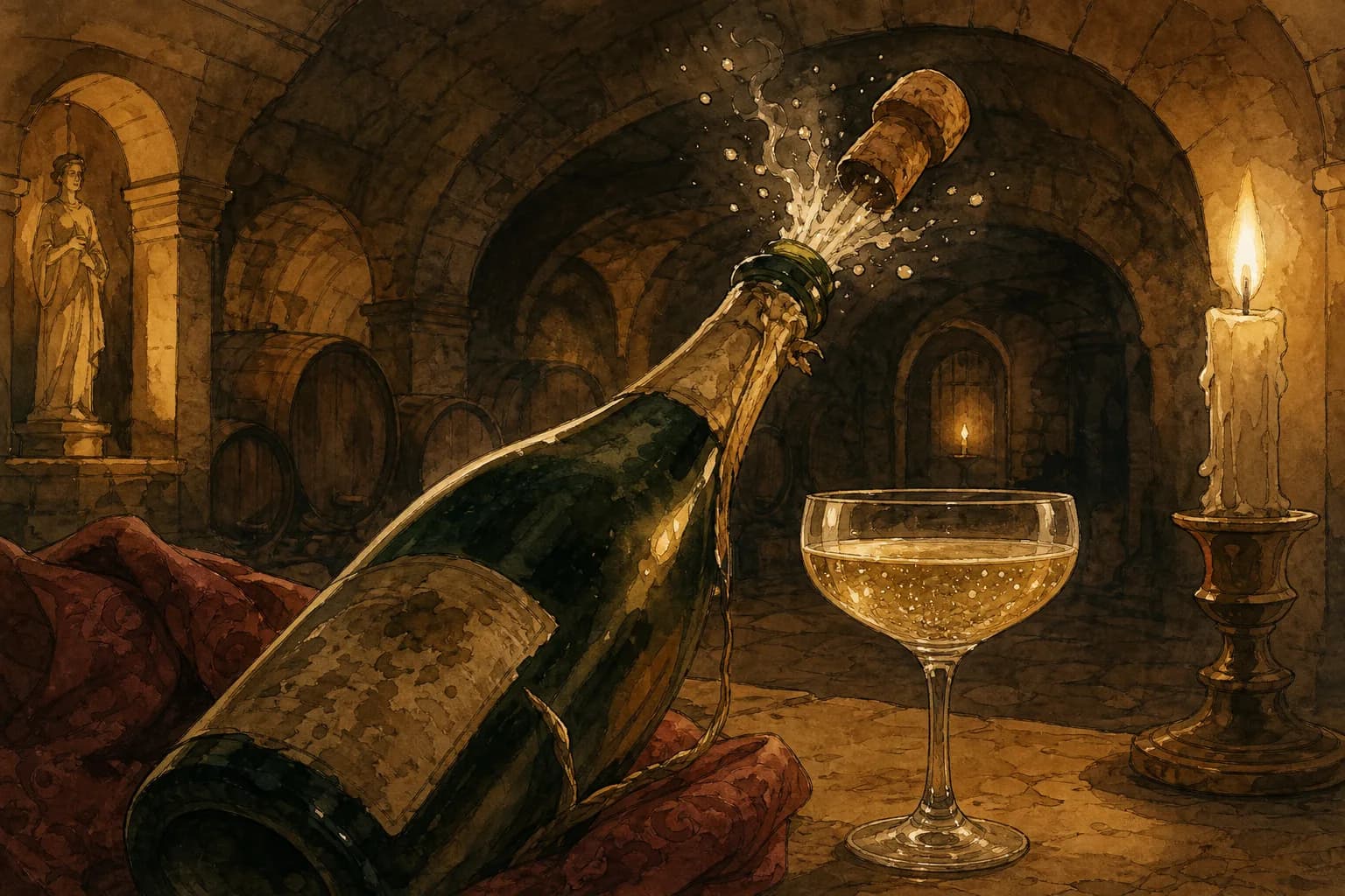 Le Champagne, ce vin longtemps jugé raté