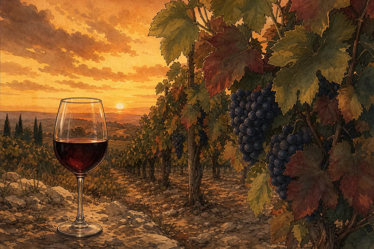 Le merlot : histoire, régions et style