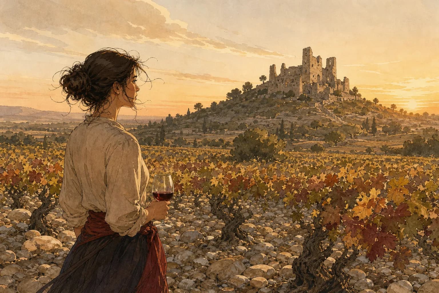 Les papes d'Avignon, bâtisseurs d'un grand vin