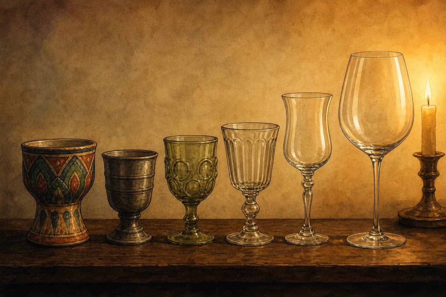 Pourquoi les verres à vin ont autant changé